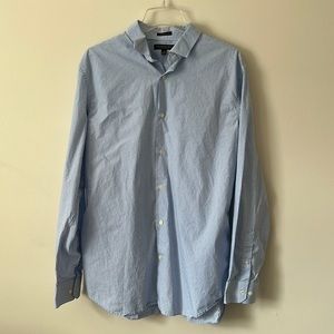 Banana Republic Grant Fit Checkered Button Down Dress Shirt